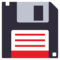 Floppy Disk emoji on Emojione